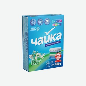 ЧАЙКА Стиральный порошок для цветного Весенний цветок ручная стирка 400