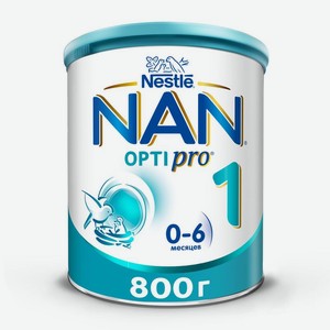 Смесь Nan 1 Optipro молочная с рождения 800г, 800 г