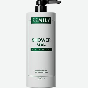 Гель для душа Semily Peach Velvet, 1л, 1 л