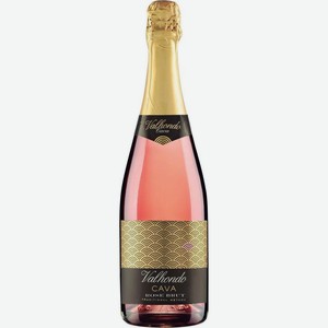 Вино игристое Valhondo Cava Rose Brut розовое брют 11.5% 0.75л, 750 мл