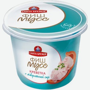 Паста «Санта Бремор» Фиш-мусс с кальмаром и креветкой, 140 г