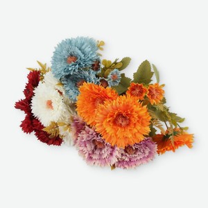Букет искусственных цветов Хризантемы Маркет 30см, 7шт