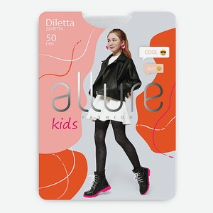 ALLURE Колготки детские  Ромбы  50 ден белый, размер 140-146