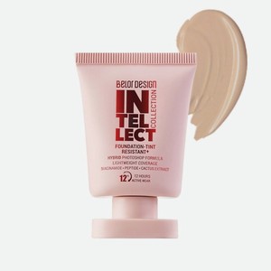 BELOR DESIGN Тональный крем-тинт устойчивый+Intellect, Тон 303 холодный медиум