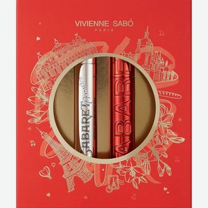 VIVIENNE SABO Подарочный набор тушь Cabaret premiere + тушь Cabaret Legende Rouge, № 01 черный, 9 мл + № 01 черный, 9 мл