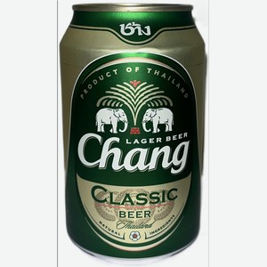 Пиво Chang 0.33л.