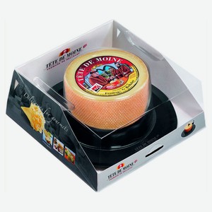 Сыр твердый Тет де Муан Tete De Moine Fleurellobox Swiss Edition Подарочный набор с ножом 51% БЗМЖ Швейцария, 400 г