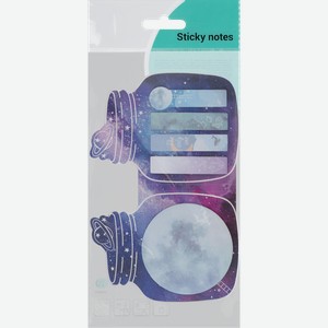 Флажки-закладки MESHU Universe и самоклеящиеся блоки в наборе, 20 листов, 5 цветов