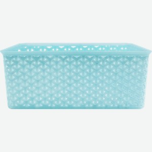 Корзина для хранения HOMECLUB Blue&Grey 26,5x32,5x13см, в ассортименте Арт. LEN-150841-BG