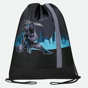 ЮНЛАНДИЯ Мешок для обуви Black Ninja