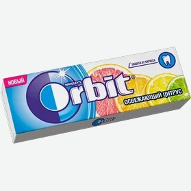 Жевательная резинка Orbit Цитрус, 13.6 г