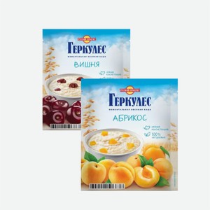 Овсяная каша  Русский продукт  Геркулес, обрикос/клубника 35г