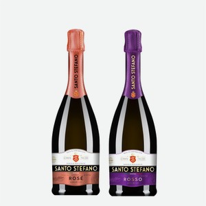 Напит особый плодовый алкогольный САНТО СТЕФАНО Вермут Бьянко/Вермут Розато 1л