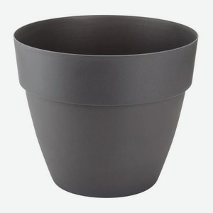 Горшок для цветов серый d-25см