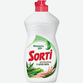 Бальзам Для Мытья Посуды Сорти, С Алоэ Вера, С Экстрактом Ромашки, 400г