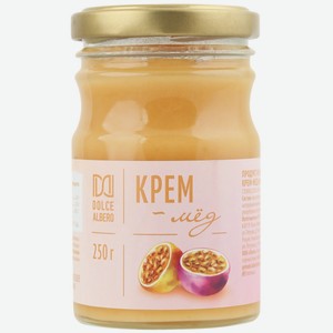 Мед-крем DOLCE ALBERO Маракуйа, Россия, 250 г