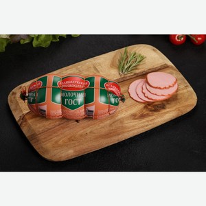 Колбаса МК ВЕЛИКОЛУКСКИЙ Молочная вар. ГОСТ п/а в обвязке, Россия, 500 г