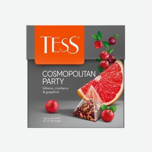 Чайный напиток Tess Cosmopolitan Party с ароматом клюквы и