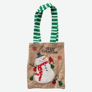 Сумка текстильная Santa s World новогодняя 19*15,5*4,5см артNY01856