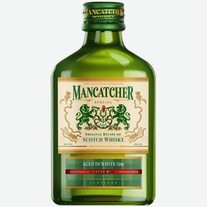Виски MANCATCHER Зерновой алк.40%, Россия, 0.1 L