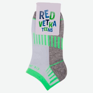 Носки детские «Красная Ветка» бело-зеленые, р.18-20