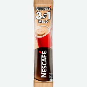 Напиток кофейный NESCAFE 3в1 Мягкий м/уп, Россия, 14,5 г
