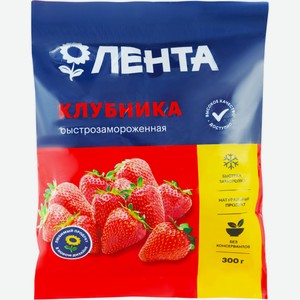 Клубника ЛЕНТА быстрозам, Египет, 300 г