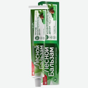 Зубная паста ЛЕСНОЙ БАЛЬЗАМ Экстракт коры дуба и пихты на отваре трав лечебно-профилакт, Россия, 75 мл