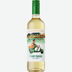 Вино CAPE CAROUSEL Пино Гриджио сортовое ординарное белое сухое, 0.75л