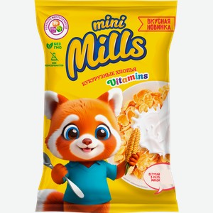 Хлопья кукурузные MINI MILLS, 160г