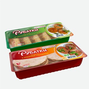 Котлеты  Рубатки  с говядиной/Биточки  Рубатки  свинина-пряности 450г