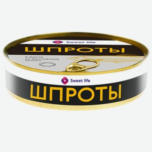 Шпроты Из Балтийской Кильки Гост Sweet Life 160г