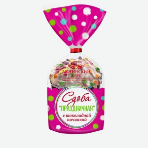 Кулич пасхальный «Аютинский Хлеб» Кекс с начинкой шоколадной, 130 г