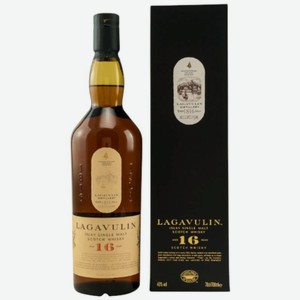 Виски Lagavulin шотландский односолодовый 16 лет 43%, 700мл