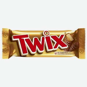 Печенье покрытое молочным шоколадом Twix с карамелью, 55г