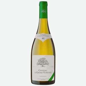 Вино Chateau le Grand Vostock Chardonnay белое сухое 13.5%, 750мл