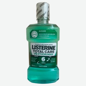 Ополаскиватель для полости рта Listerine Total Care защита десен Италия, 500 мл
