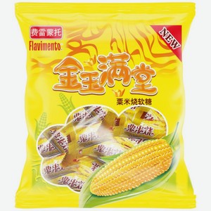 Конфеты Flavimento жевательные со вкусом кукурузы 200г, 200 г
