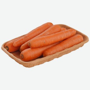 Морковь мытая в подложке 600г, 600 г