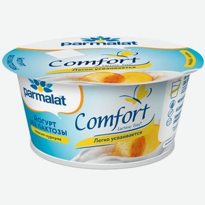 Йогурт Parmalat Comfort Персик-Куркума безлактозный 3% 130г, 130 г