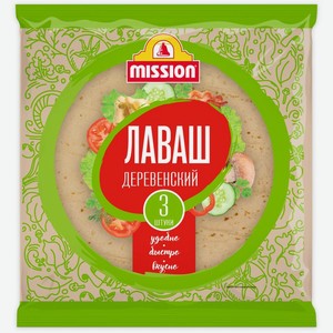 Лаваш Mission деревенский 3шт 270г, 270 г