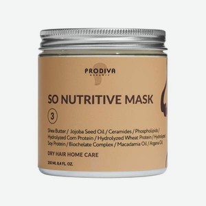 Маска PRODIVA для сухих волос SO NUTRITIVE 250 мл