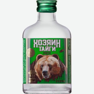Водка Хозяин Тайги Стакан 40% 0,1л, 0,1