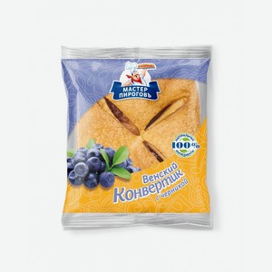 Слойка венский конвертик с черникой Коломенское, 70 г