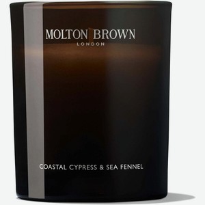 MOLTON BROWN Ароматическая свеча Coastal Cypress & Sea Fennel, 190 г