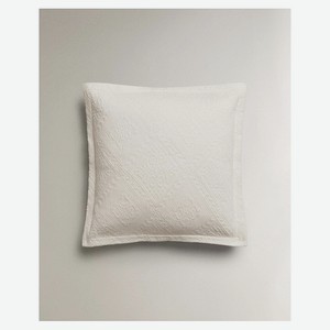 ZARA HOME Наволочка с геометрическим рисунком Geometric Pattern 50 x 75 см, цвет: Белый, размер: 50 x 75 см