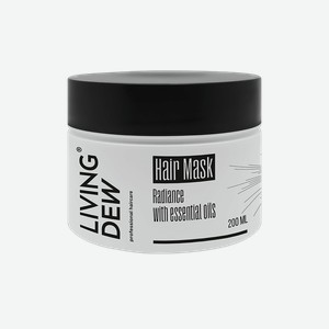 LIVING DEW Маска для волос сияние, 200 мл