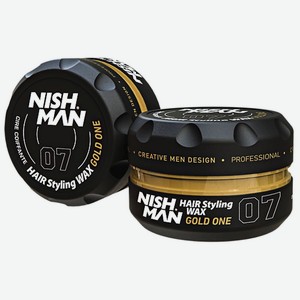 NISHMAN Воск для волос 07 GOLD ONE One Million, 100 мл