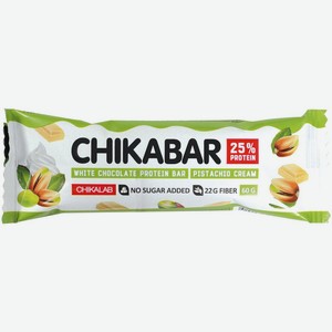 Батончик CHIKALAB глазированный с начинкой Фисташковый крем