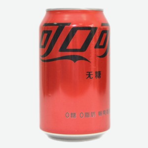 Напиток Кока-Кола Зеро газ. 0,33 ж/б Китай